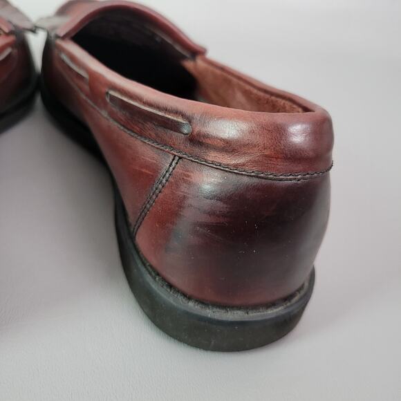 Rockport Men's 10.5 Shoes Tassel Kilt Loafer SlipOn Vibram Sole Comfort Cordovan - Picture 10 of 14